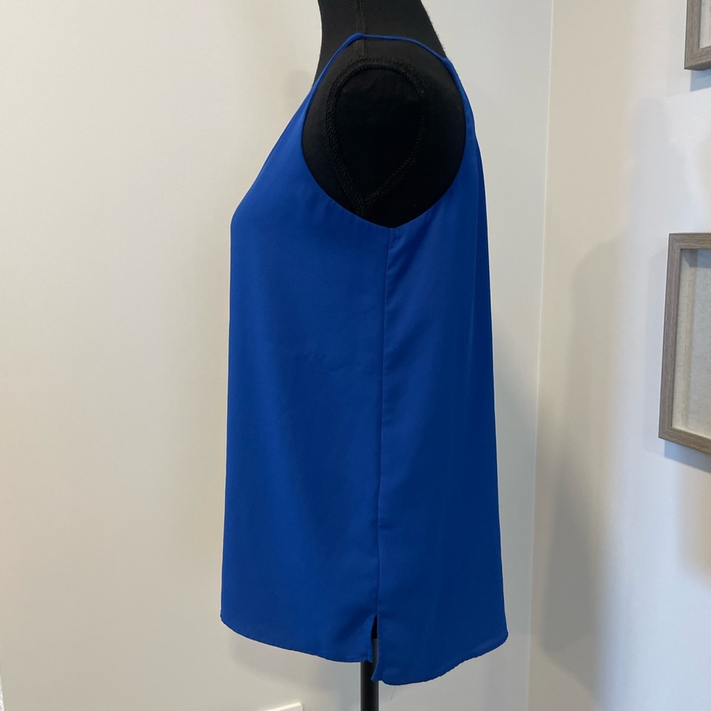 Reitmans Cobalt Blue Camisole with V-Neck EUC - Picture 2 of 9
